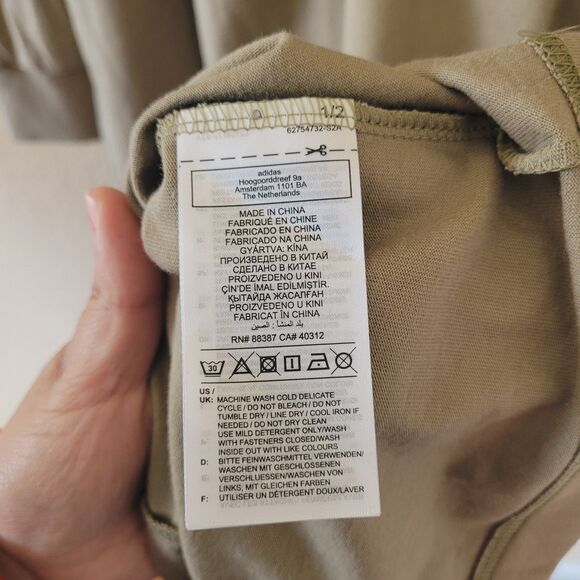 Adidas Dress Womens 2X Green Long-Sleeve Sweater Orbit Cotton Blend Casual Nwt - Picture 3 of 7